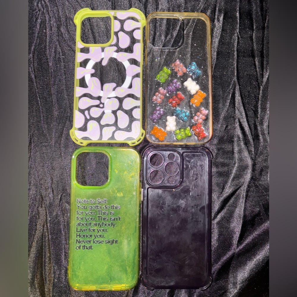 iPhone 14 Pro Max phone case BUNDLE (4 cases)